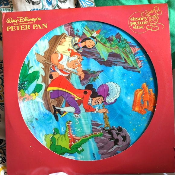Walt Disney's Story and Songs from Peter Pan - Disney Picture Disc Record - Picture 1 of 2